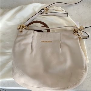 Michael Kors cream colored purse